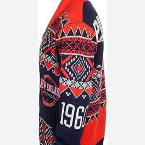 FICO NFL Men's  "New England " Patriots cardigan - Picture 3 of 3